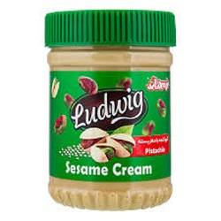 لودویگ کرم کنجد با مغز پسته 350 گرم